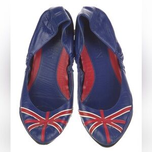 Alexander McQueen Union Jack Flats